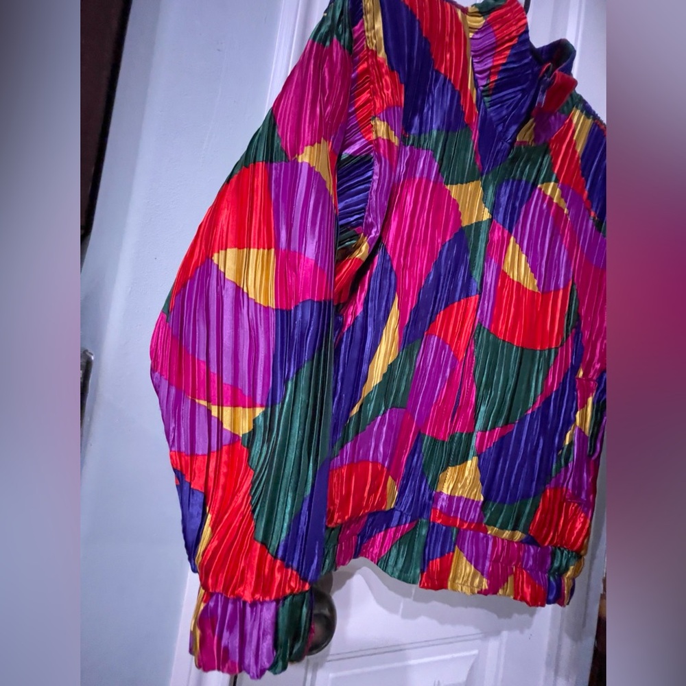 American Design Style A.D.S. Las Vegas vibrant bomber Jacket/ Small